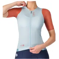 Castelli Women's Corretto Jersey Maglietta da ciclismo Donna (M, grigio)