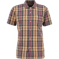 Barbour - Camicia Uomo in Cotone goffrato - Clyde Seersucker Tartan Summer Fit Shirt Dress Tartan per Uomo in Cotone - Taglia M - Viola