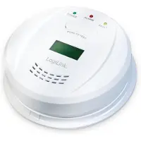 Logilink LogiLinkSC0111 Rivelatore di monossido di carbonio con display LCD, bianco