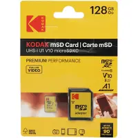 Kodak Scheda Di Memoria Msd 128gb Uhs-i U1 V10 A1 Premium