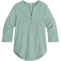 Royal Robbins Women's Oasis Tunic II 3/4 Sleeve Camicetta Donna (XS, turchese)
