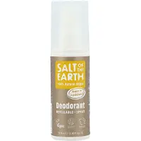Salt of the Earth Deodorante spray naturale ambra grigia e legno di sandalo 100 ml — Deodorante spray