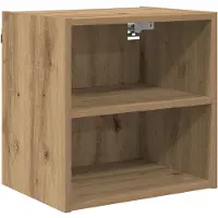 vidaXL Pensile Artisan in rovere 40 x 29,5 x 40 cm Materiale ligneo