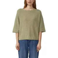s.Oliver Pullover Shortsleeve Army Green Taglia: 44 | Maglioni a maglia Outlet | Donna | Verde