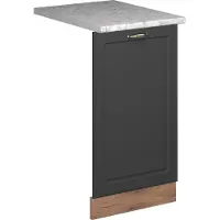Vicco Pannello frontale della lavastoviglie Fame-Line Antracite-oro 45 cm , PL Marmo, Model 55246