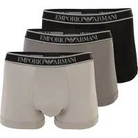 Emporio Armani per uomo. EM000259_AF20669 Set di 3 boxer Usa nero, grigio (S), Homewear, Cotone
