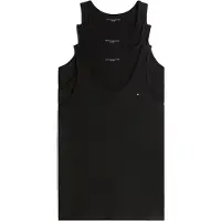 Tommy Hilfiger 3-pack Round Neck Tank Tops Black Taglia: S | Camicie Senza Maniche Outlet | Uomo | Nero