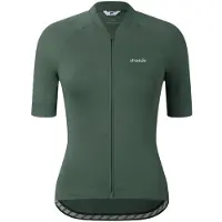 Straede Women's Kaern Jersey Maglietta da ciclismo Donna (L, verde/olivia)