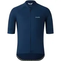 Straede Kaern Jersey Maglietta da ciclismo Uomo (S, blu)