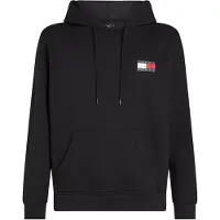 Tommy Hilfiger Tjm Reg Essential Sweatshirt Black Taglia: M | Felpe con cappuccio Outlet | Uomo | Nero