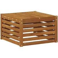 vidaXL Tavolo da esterno in legno massello di acacia naturale 59 x 59 x 37 cm