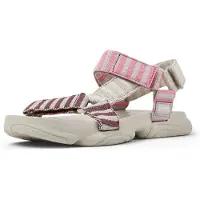 Camper Sandalo con cinturino 'Karst' beige / marrone / grigio chiaro / rosa