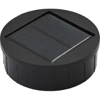 vidaXL Lampada solare LED per esterni, 2 pezzi, luce bianca calda, 18 x 18 x 80 cm