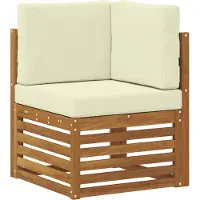 vidaXL Set divani in legno massello di acacia