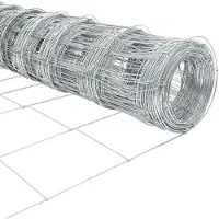 vidaXL Recinzione argentata 25 x 1,2 m Acciaio zincato