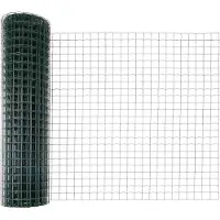 vidaXL Recinzione Euro con spuntoni, 10 x 1,4 m, acciaio rivestito in PVC, colore verde