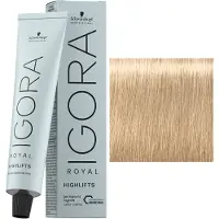 Schwarzkopf Professional Igora Royal Highlifts 10-0 Biondo Ultra Naturale 60ml — Tinta schiarente