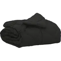 vidaXL Coperta estiva, 200 x 155 cm, estate, 200 gsm, nera