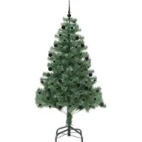 vidaXL Albero di Natale verde, 210 cm, in PVC, marca