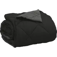 vidaXL Coperta estiva 220 x 260 cm, estate, 200 gsm, nera e antracite
