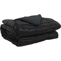vidaXL Copertura per letto per tutte le stagioni, 220 x 260 cm, 300 g/m², colore nero