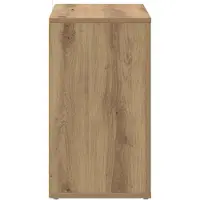 vidaXL Credenza Artisan in rovere 80 x 30 x 53 cm Materiale a base di legno