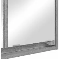 vidaXL Armadietto specchio da bagno , colore grigio Sonoma, dimensioni 60 x 20 x 60 cm