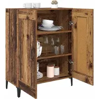 vidaXL Credenza in legno di recupero 69,5 x 34 x 90 cm Materiale a base di legno