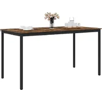 vidaXL Tavolino alto in materiale composito, rettangolare