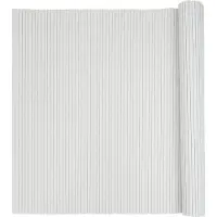 vidaXL Recinzione da giardino bifacciale bianca 1,8x5 m PVC