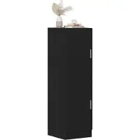 vidaXL Armadio da cucina nero 38x41,5x131,5 cm in legno