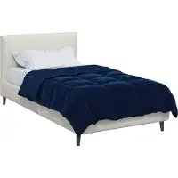 vidaXL Copertura per letto per tutte le stagioni, 155 x 220 cm, adatta a tutte le stagioni, blu scuro
