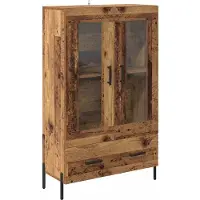 vidaXL Mobile contenitore , legno impiallacciato, 69,5 x 31 x 115 cm