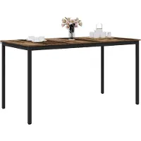 vidaXL Tavolino alto in materiale composito, rettangolare