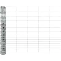 vidaXL Recinzione argentata 25 x 1,2 m Acciaio zincato
