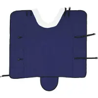vidaXL Coperta per cavalli blu navy 165 cm in pile polare