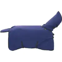 vidaXL Coperta per cavalli, modello "Full Navy", blu, 165 cm, in poliestere