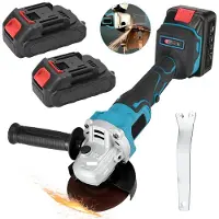 HDeye smerigliatrice angolare senza spazzole 18V 125MM 860W - a batteria, potente con 2 batterie e accessori