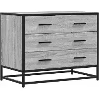 vidaXL Cassettiera Grigio Sonoma 70x41x56 cm Materiale a base di legno