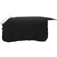 vidaXL Coperta per cavalli nera 125 cm in pile polare