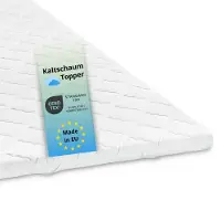 Bodyprotect topper ergonomico in schiuma fredda, 100 x 200 cm, per tutti i materassi,