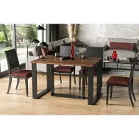 Endo Tavolo da pranzo -Möbel Borys allungabile fino a 130 cm - 310 cm tavolo da pranzo in metallo con base a slitta (rovere Stirling)