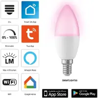 Alecto Lampadina Intelligente Wifi E14 6w