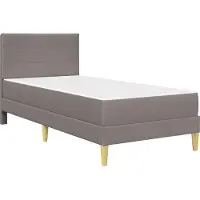 vidaXL Telaio per letto , 100 x 200 cm, color tortora