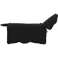 vidaXL Coperta per cavalli, colore nero, 165 cm, in poliestere e pile