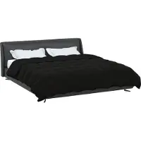 vidaXL Copertura per letto per tutte le stagioni, 200 x 200 cm, 4 stagioni, colore nero