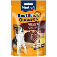 Vitakraft Snack Quadros Con Stick Di Manzo Fegato E Patate 70gr 7 Unità