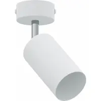 Syfax Faretto da soffitto Bianco 6 x 6 x 16 cm Metallo