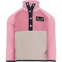 Didriksons Kid's Monte Half Buttoned 5 Pullover in pile Bambini (90, fuchsia)