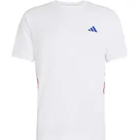 Adidas WE Base 3-Stripes Tee Maglia funzionale Uomo (M - Regular, bianco)